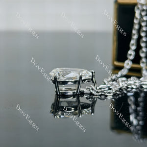 Doveggs Pear Pave Lab Grown Diamond Pendant Necklace (pendant only)