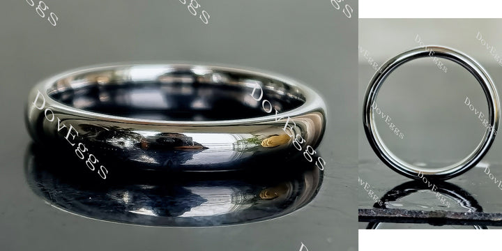 Doveggs plain wedding band-2.0/3.0mm band width - DovEggs-Seattle