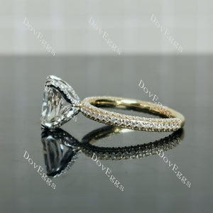 My Promise Radiant Pave 3/4 eternity Lab Grown Diamond Engagement Ring
