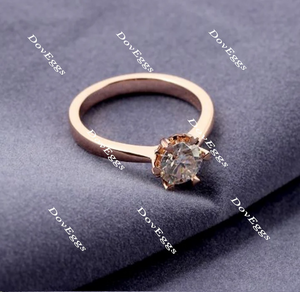 Doveggs solitaire engagement ring semi-mount only(Exclusively to DovEggs stones)