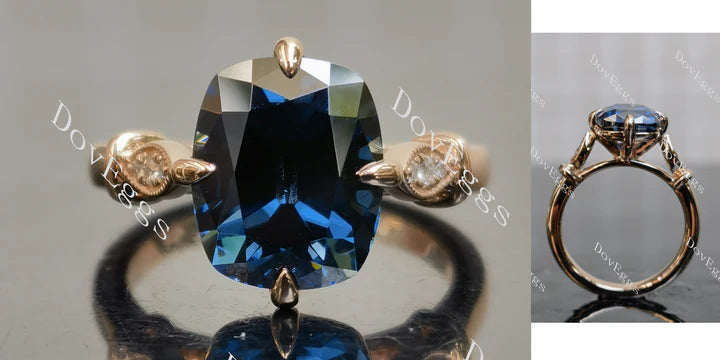 Doveggs side stones engagement ring semi-mount only(Exclusively to DovEggs Stones) - DovEggs-Seattle