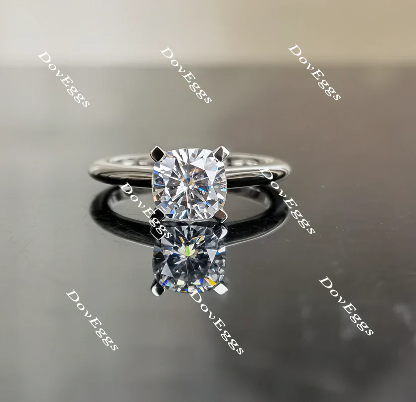 Doveggs solitaire engagement ring semi-mount only(Exclusively to DovEggs Stones)