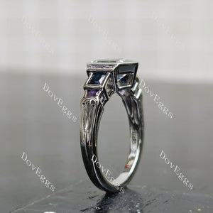 Doveggs Dovie Doutch Marquise cut channel bezel stardust grey moissanite engagement ring