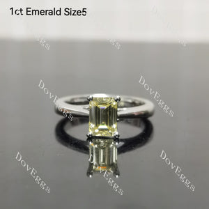 (Size 4.75-7.5) Doveggssterling silver moissanite engagement ring