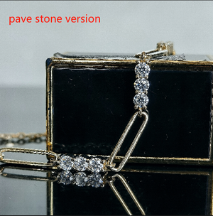 pave bezel moissanite bracelet