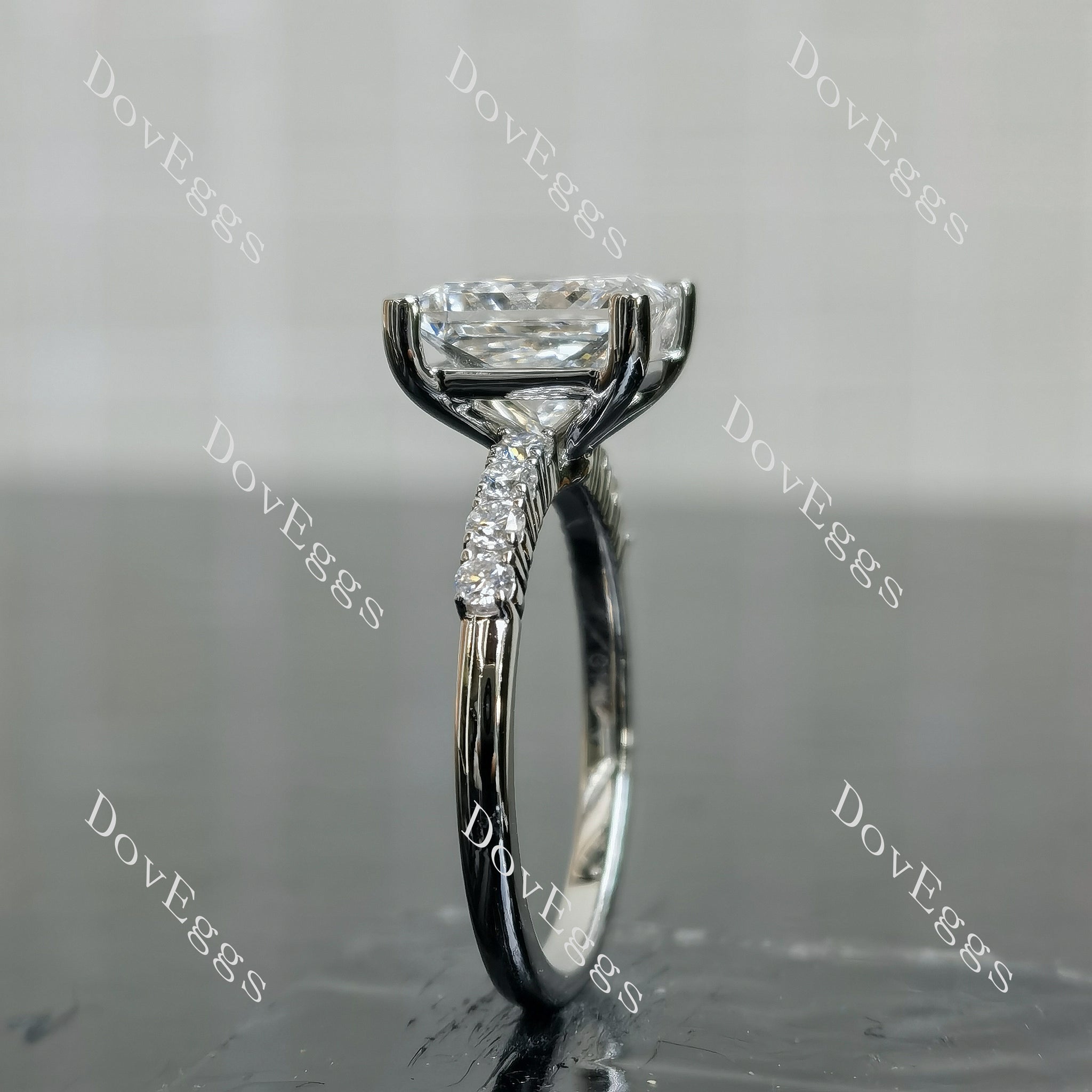 The Kaylee Princess Pave Lab Grown Diamond Engagement Ring