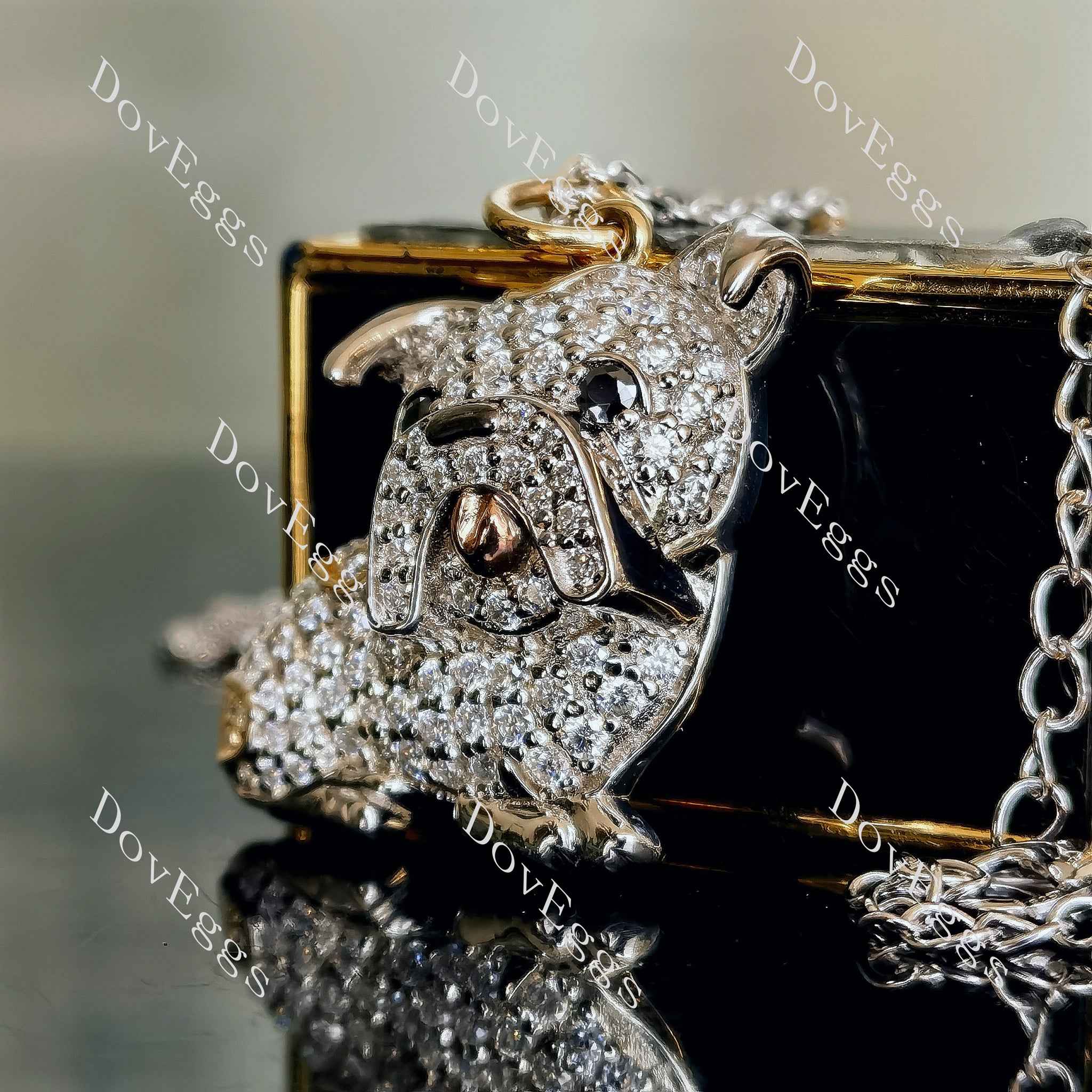 Belley round moissanite/lab grown diamond pandant necklace (pandant only)