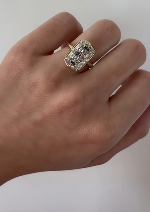 Group Order solitaire brilliant all shape all color available moissanite/colored gem engagement ring