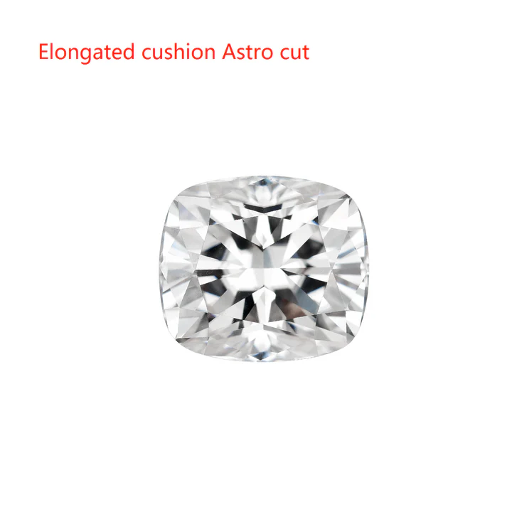Doveggs 1ct-5ct Astro cut moissanite loose stone
