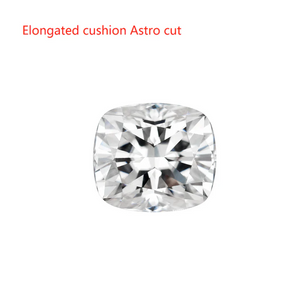 Doveggs 1ct-5ct Astro cut moissanite loose stone