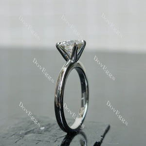 (size 4.5) Doveggs sterling silver 1ct round moissanite engagement ring