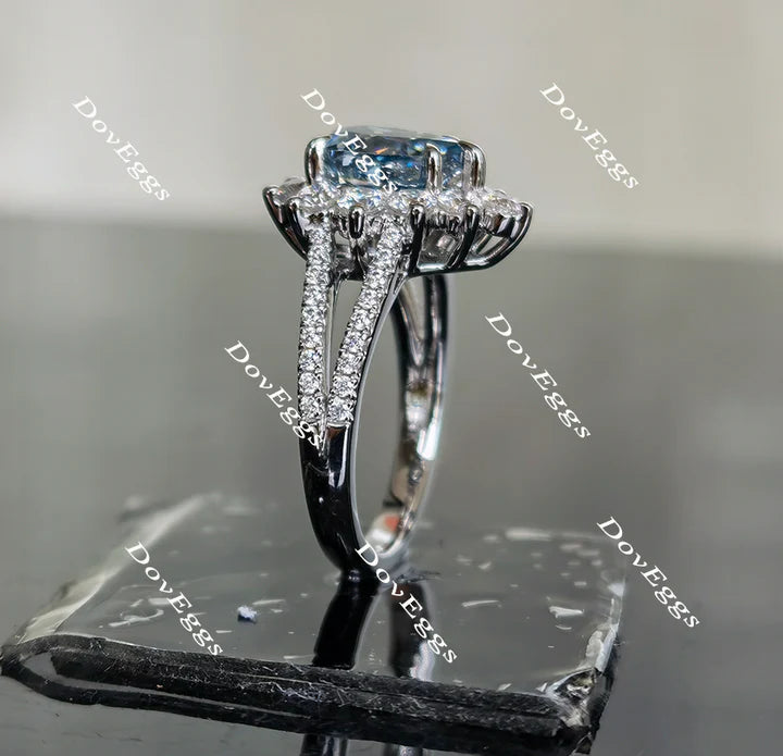 DovEggs halo engagement ring semi-mount only(Exclusively to DovEggs Stones)