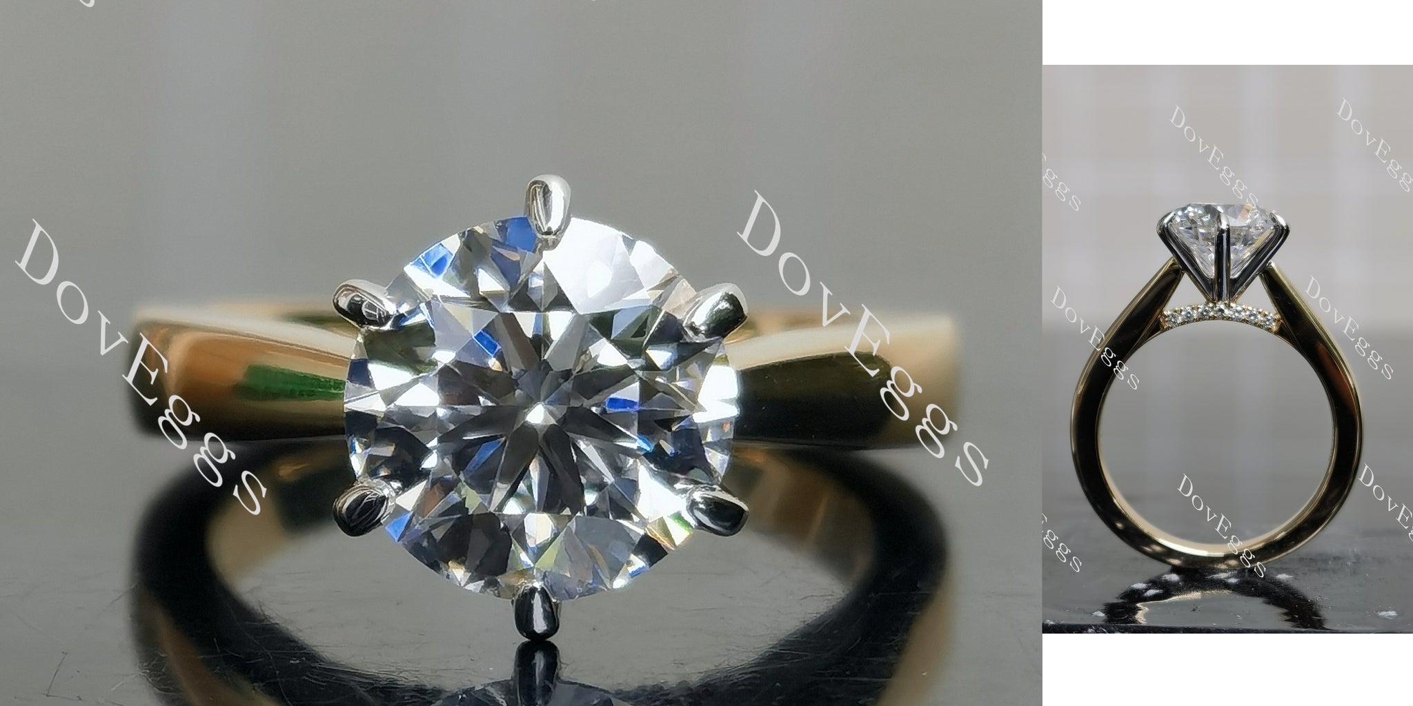 Round Pave Lab Grown Diamond