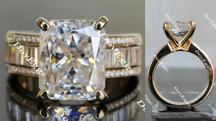 Doveggs channel set engagement ring only semi-mount only(Exclusively to DovEggs Stones) - DovEggs-Seattle