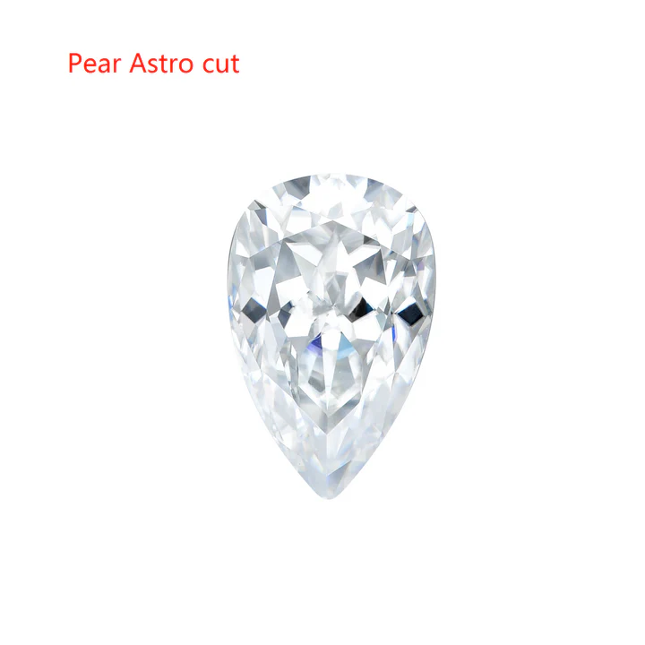 Doveggs 1ct-5ct Astro cut moissanite loose stone