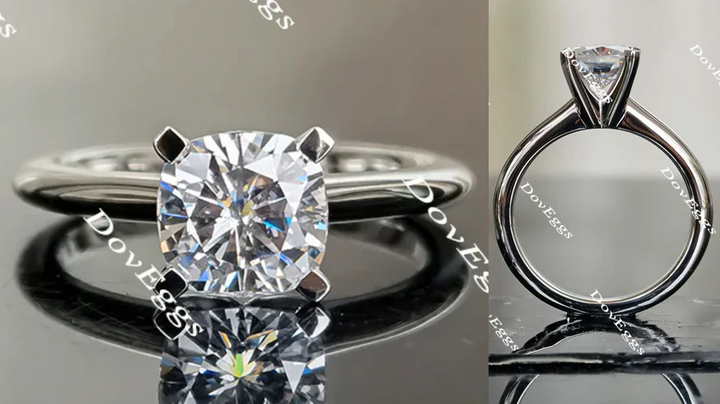 Doveggs solitaire engagement ring semi-mount only(Exclusively to DovEggs Stones) - DovEggs-Seattle