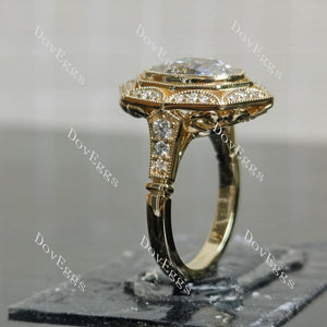 Group order vintage art deco pave engagement ring only semi-mount only(Exclusively to DovEggs Stones)