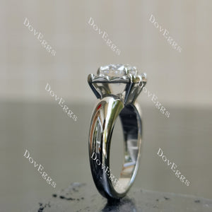 Doveggs round solitaire engagement ring