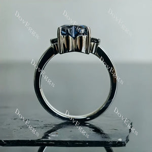 Doveggs pave engagement ring only semi-mount only(Exclusively to DovEggs Stones)