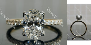 Oval Pave Lab Grown Diamond
