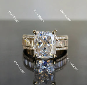 Doveggs channel set engagement ring only semi-mount only(Exclusively to DovEggs Stones)
