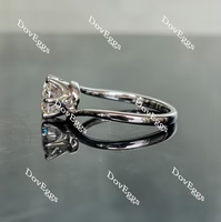 Doveggs solitaire engagement ring semi-mount only(Exclusively to DovEggs Stones)