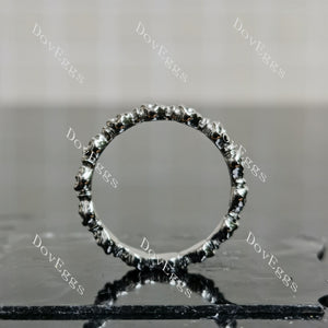 Group order mini skull eternity band-3.0mm band width