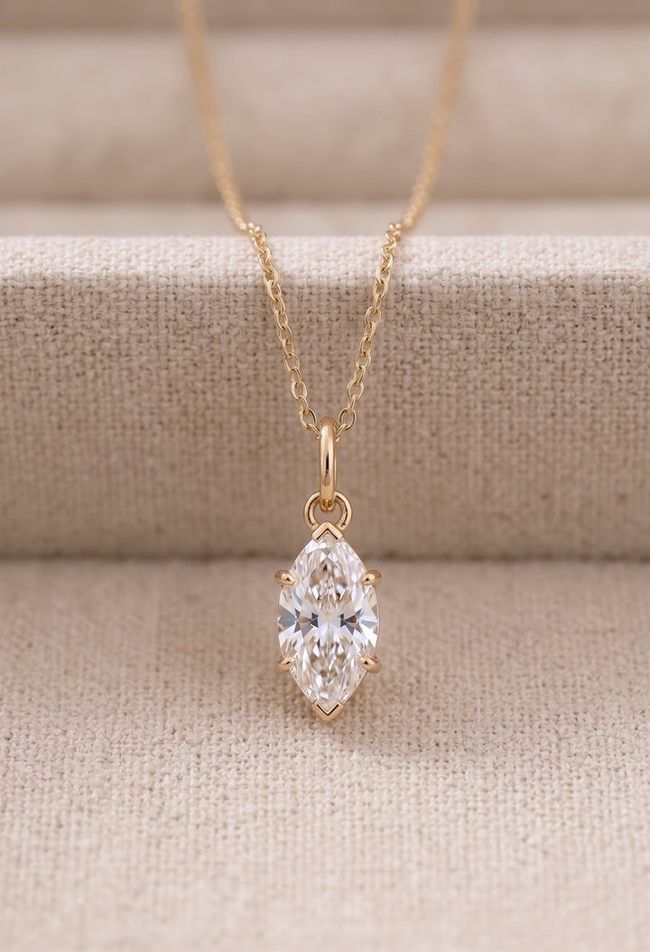 Group Order marquise pendant necklace semi-mount only(Exclusively to DovEggs Stones)