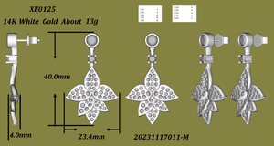 Payment link for Tina 14k WG Lab diamonds