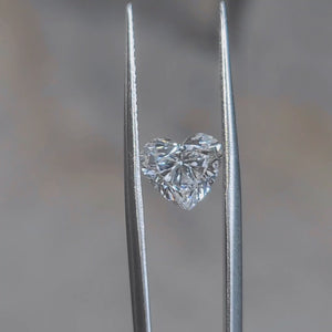 Romantic lighting video of 2.510ct heart cut's perfect symmetry