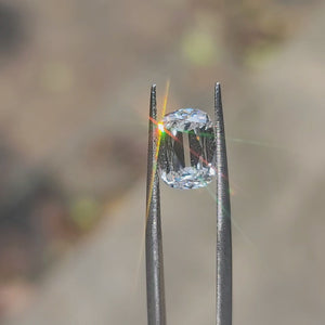 Sunlight video showcasing 3.02ct old mine cut's brilliance