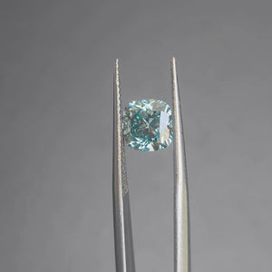 Color intensity video of 2.026ct cushion's vivid green