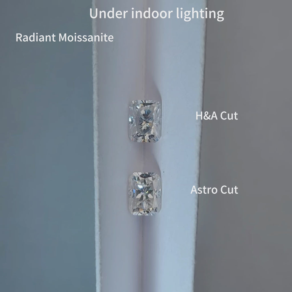 Doveggs Radiant moissanite