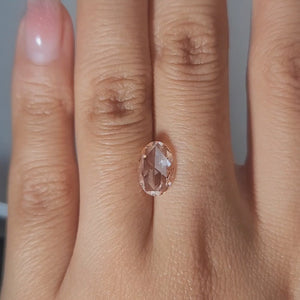 Hand-modeled video in candlelight for romantic appeal