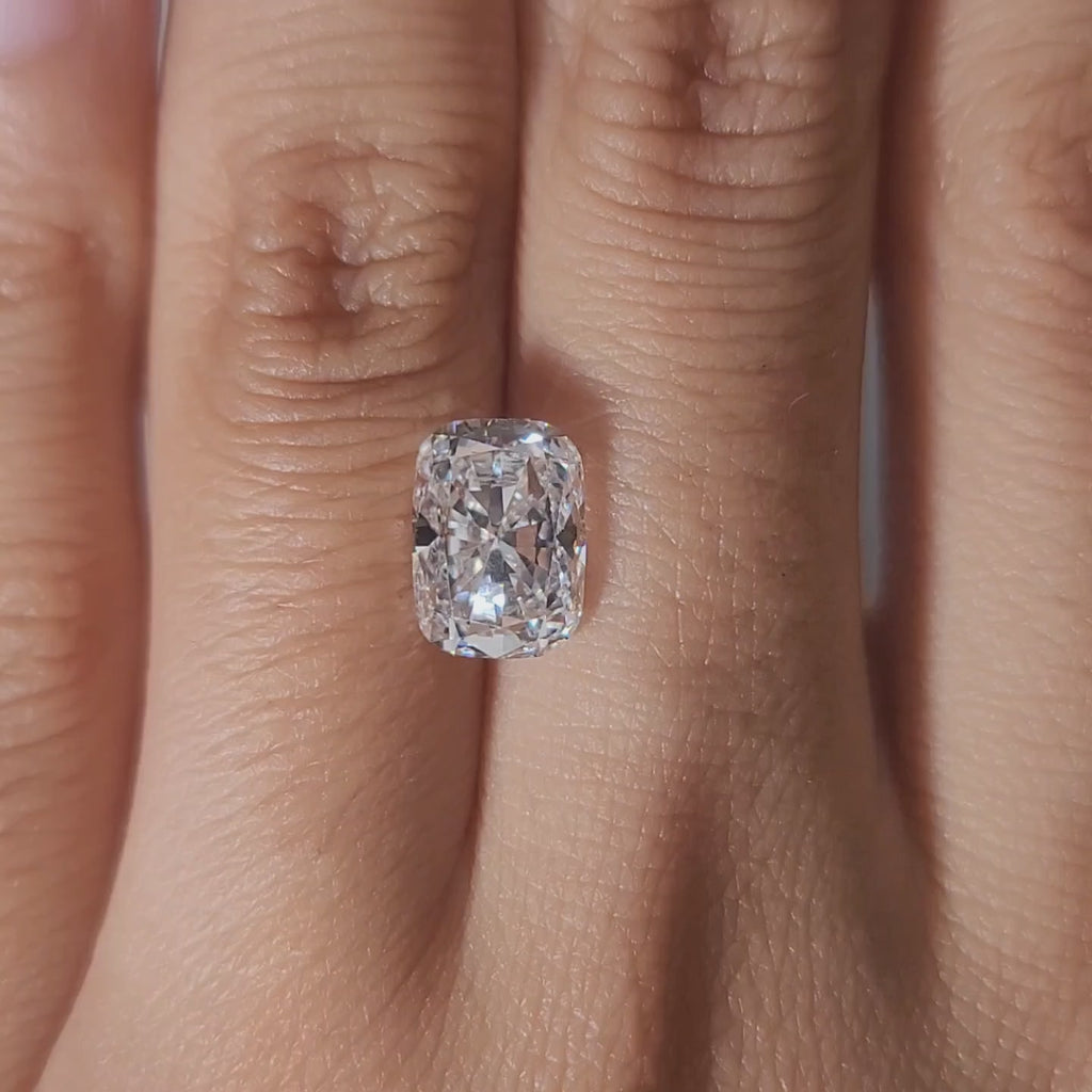video of 3.04ct cushion diamond
