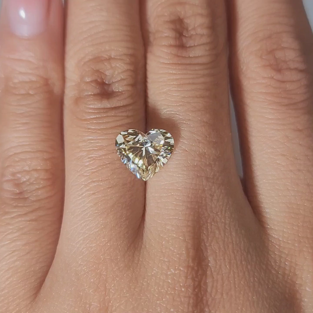 Hand-modeled video in romantic lighting for engagement ring setting