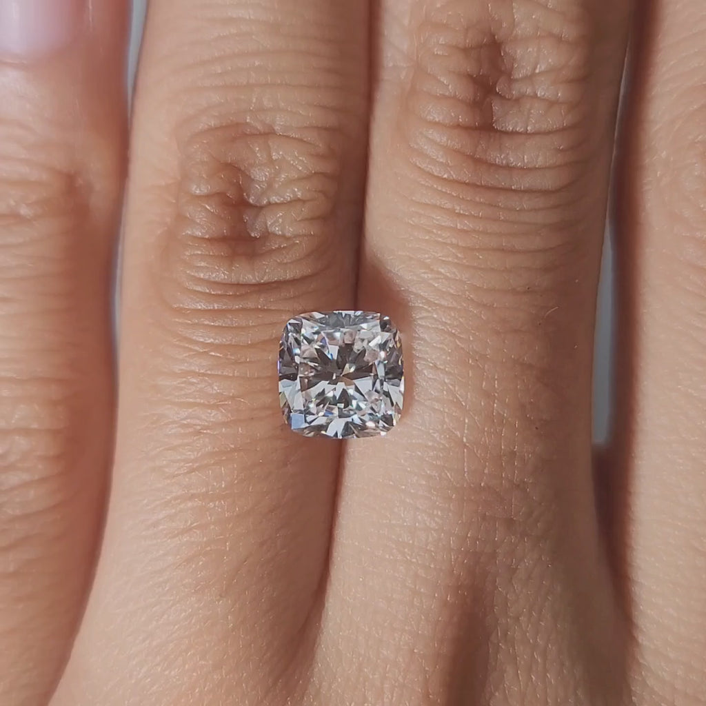 video of 2.54ct cushion diamond