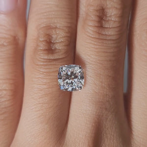 video of 2.54ct cushion diamond
