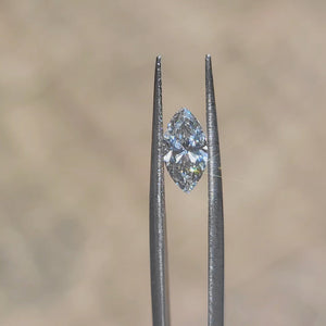 Sunlight video showcasing 1.12ct marquise diamond's elegant elongation