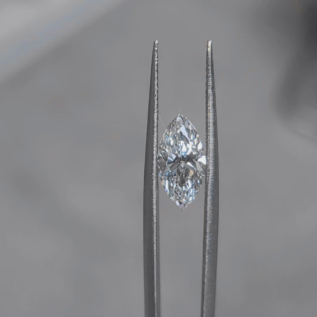 Outdoor video highlighting 1.81ct marquise diamond's dramatic length