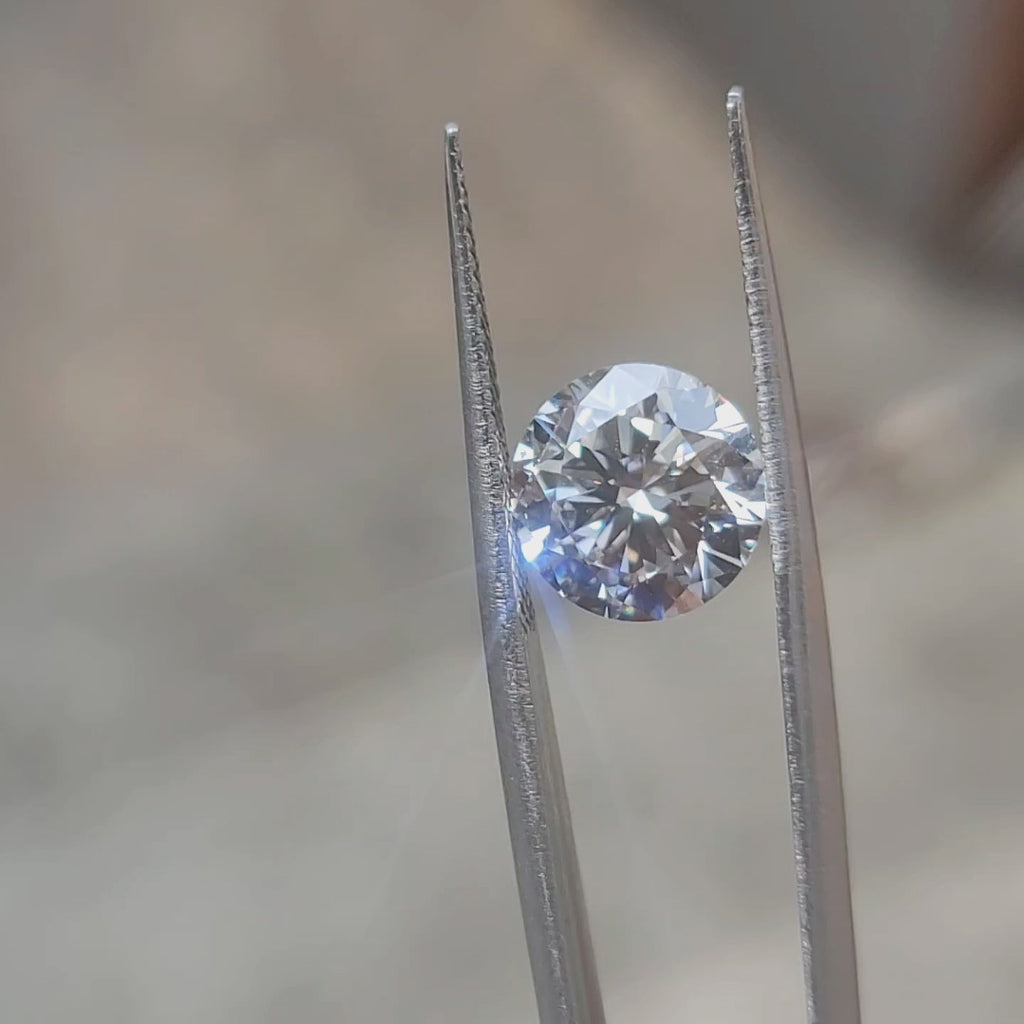 Best place to buy lab grown diamonds - 3.51ct round brilliant E color VS1 in sun.