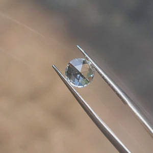 Outdoor video highlighting 1.3ct rose cut's E color purity
