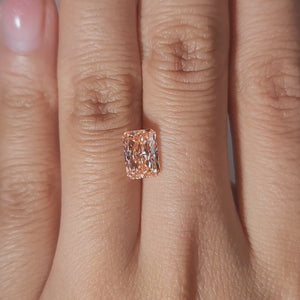 Warm indoor lighting video showcasing the diamond's fire
