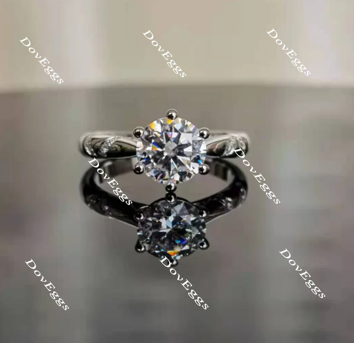Vintage ethical lab diamond Engagement Ring setting | DovEggs