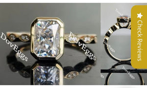 Setting only for 22410 14k YG Size 5.5 in lab diamonds accents