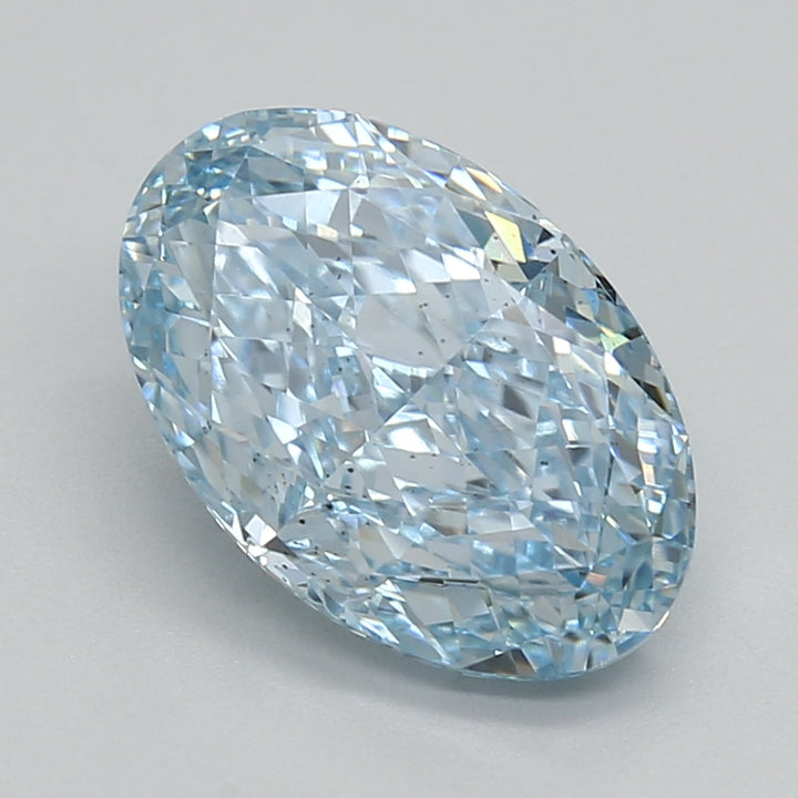 DovEggs 2.030ct Oval F.V.Blue SI1-LAB GROWN DIAMOND-LFN05A7