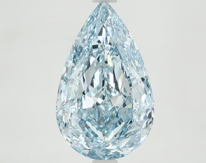 DovEggs 4.050ct Pear F.V.Blue VVS2-LAB GROWN DIAMOND-LFE95A6