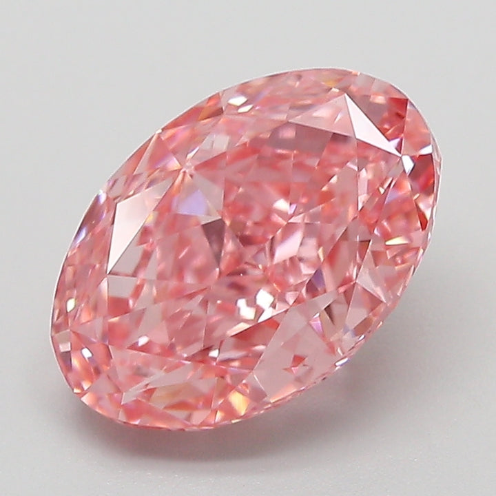 DovEggs 3.20ct oval fancy vivid pink VVS2-LAB GROWN DIAMOND-EVD818616207