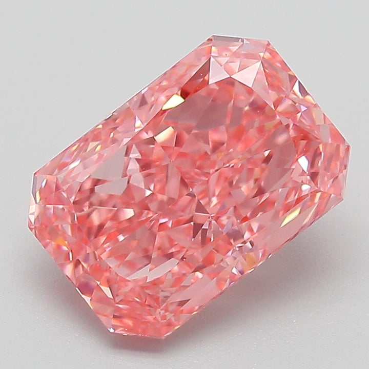 DovEggs 3.04ct radiant fancy vivid pink VS1-LAB GROWN DIAMOND-EVD822608736