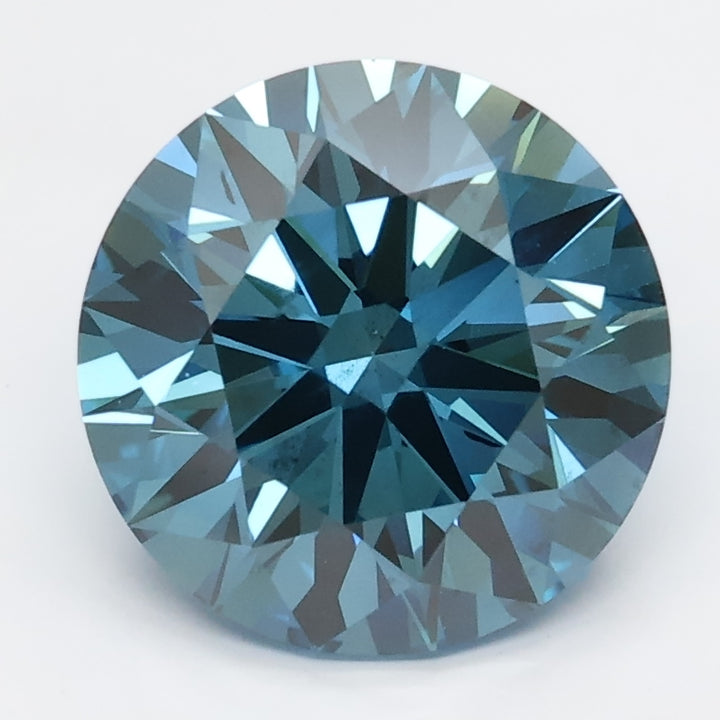 DovEggs 2.840ct Round F.V.Blue SI1-LAB GROWN DIAMOND-LGS410530